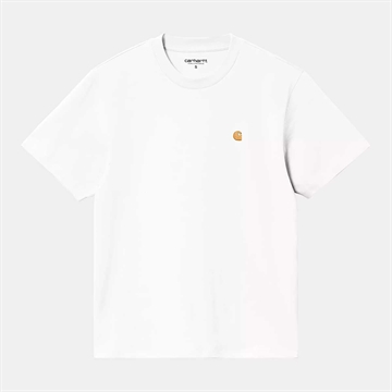 Carhartt WIP W´ s/s Chase T-shirt White / Gold